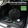 Oxford Fabric Waterproof Tool Pouch  Circular Portable Bag for Hardware Tools  Car Cable Storage