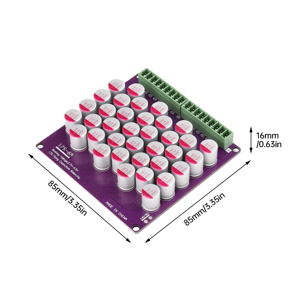 Active Balancing Board BMS 6A Hybrid Active Equalization 1S 1S 6S 8S 17S Lifepo1 18611 Lithium Battery Balancer Energy Transfer