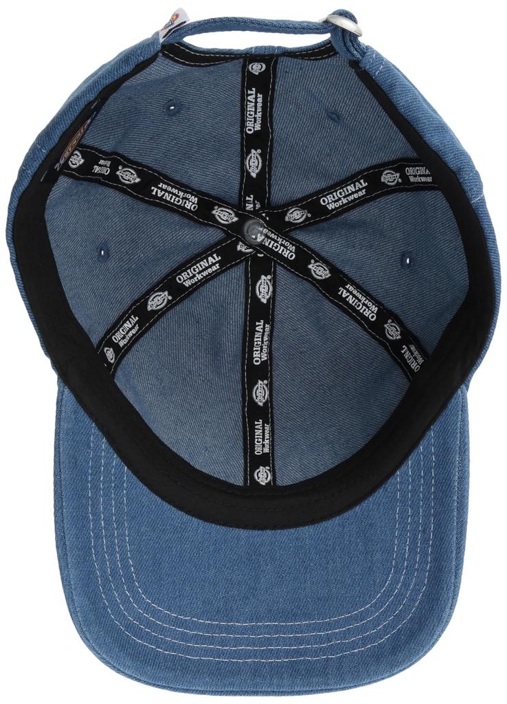 Dickies Cotton Denim Baseball Cap Adjustable Strapback Hat Denim 80313600