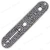 1* Guitar Control Plate For Tele Guitar Replacement Zinc Alloy Bridge Switch Vintage Carving Design High Quality