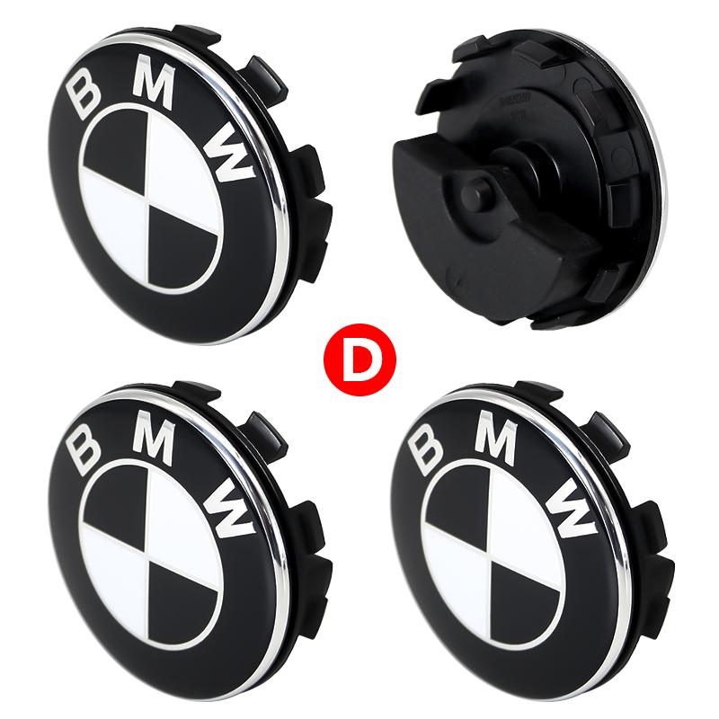 4 Stück 56mm 68mm ABS Schwimmende Radnabenkappe Für BMW E39 E46 Auto Tuning Teile E60 F45 F48 F49 F39 F90 Ersatz-Radnabendeckel
