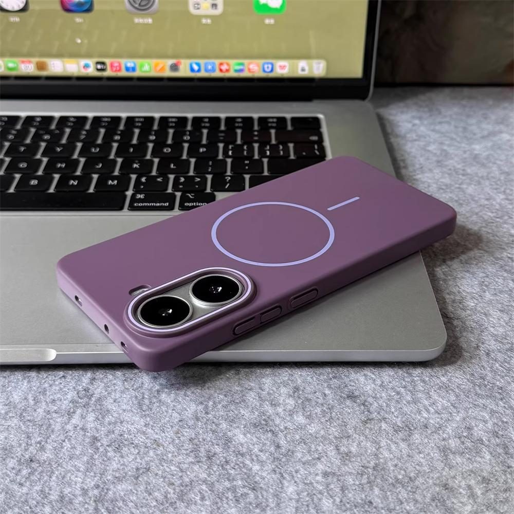 Ultra-thin Solid Color Matte Magnectic Case For Xiaomi POCO X7 Pro F7 F6 M6 F5 X5 X6  Ultra Wireless Charging Slim Hard PC Cover