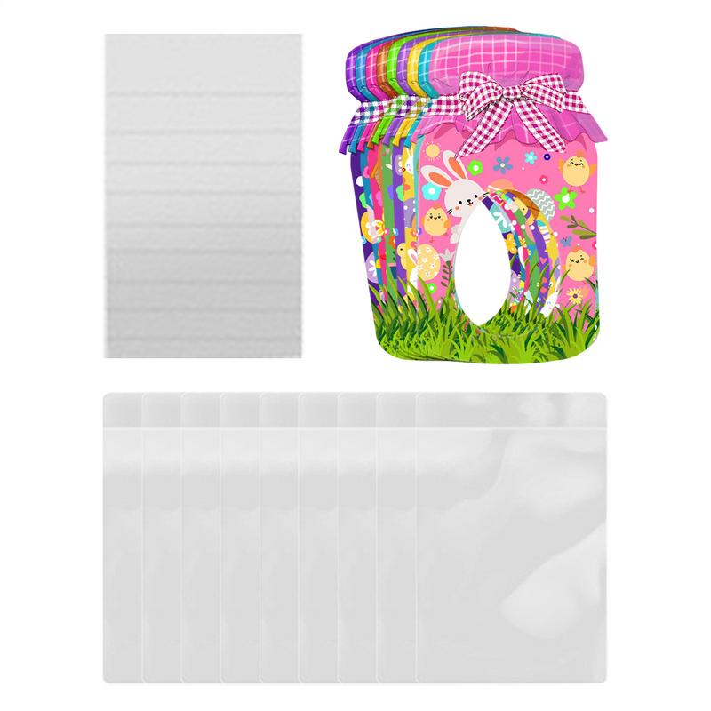 

Easter Cards Candy Bag 18pieces Bunny Candy Cards With Sealing Treat Bag Spring Party Supplies Exchange Party Favors For Birthda spain