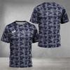 Men Fashion Short Sleeve 3d Print T Shirt Round Neck Summer Plus Size Tees