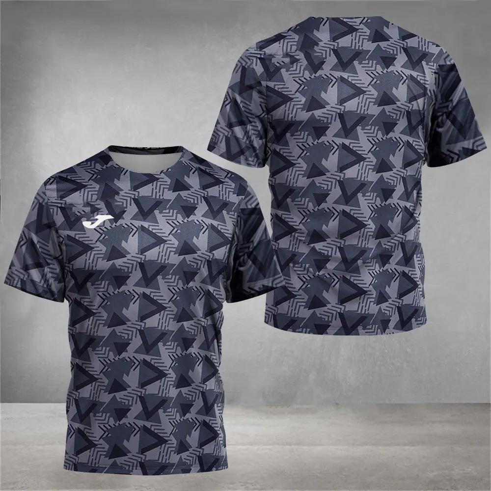 Men Fashion Short Sleeve 3d Print T Shirt Round Neck Summer Plus Size Tees