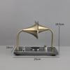 Metal Geometry Art Crystal Phonograph, Speaker, Broadcasting Machine, Model Decoration Ornament, Home Decoration Crafts