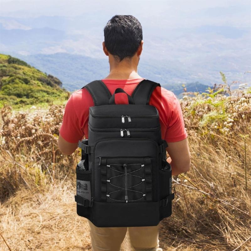 Durable Picnics Chiller Bag With Thick Insulation Leakproof Construction Ergonomic Backpack For Hiking And Camping
