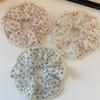 Floral Lace Pearl Scrunchie Hair Tie
