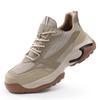 Breathable Four Seasons Work Boots Steel Toe Safety Shoes Men Work Shoes Sneakers Lightweight Anti-Puncture Indestructible Boots