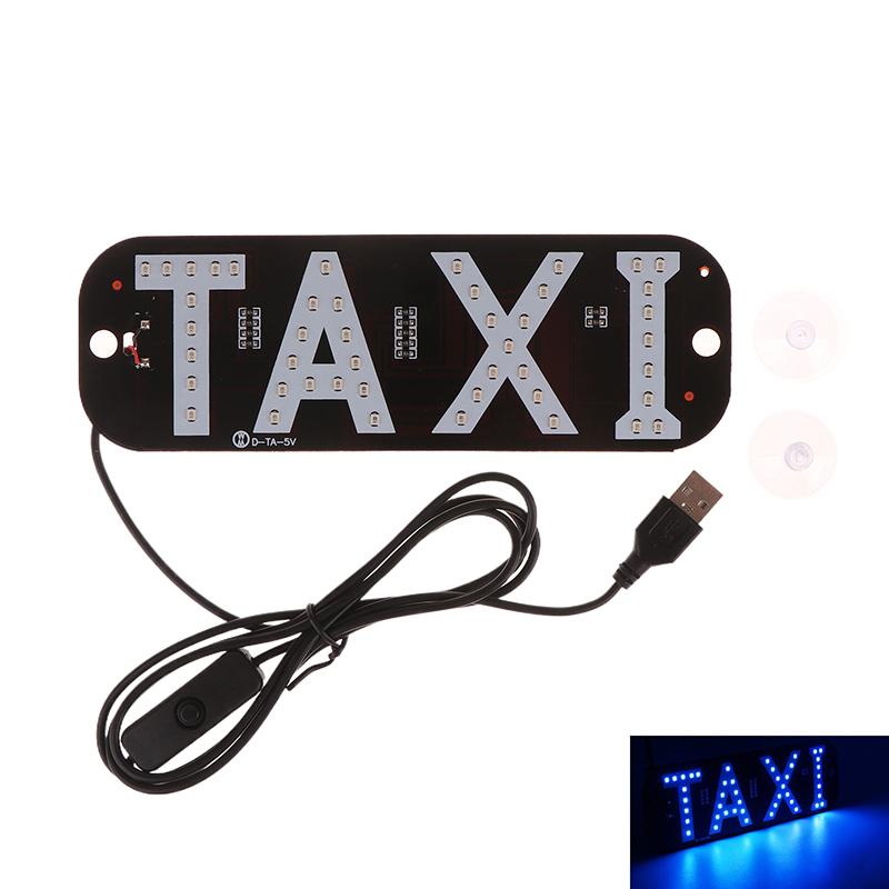 Led Signal Light Taxi Signal Lamp For Taxi Logo Light Usb Led Cab Panel Indicator Lights Signal Lamp Auto Decoration Lamp