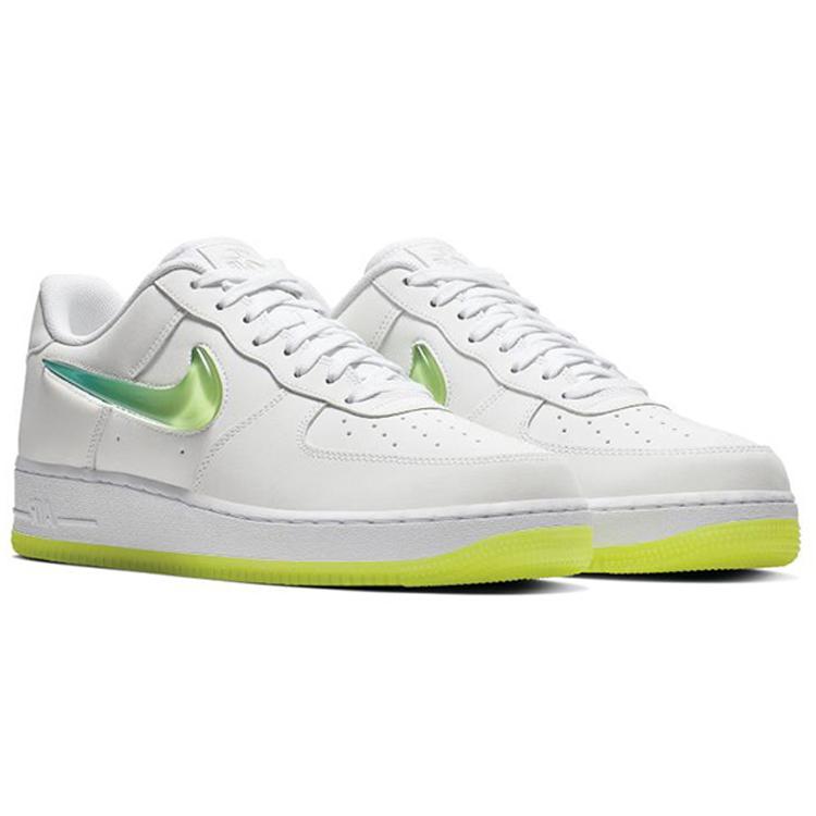 New Nike Air Force 1 Low Jelly Swoosh White AT4143-100