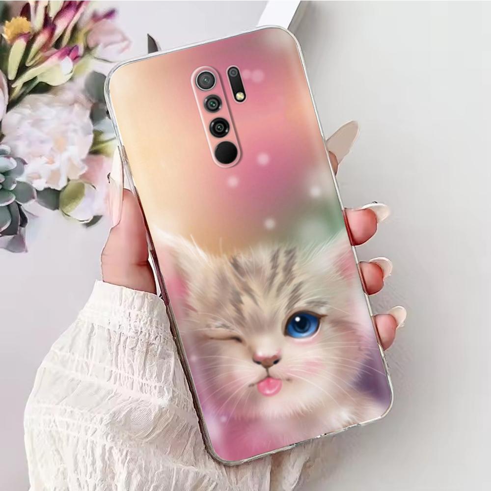 Phone Case For Xiaomi Redmi 9 Case Soft TPU Silicone Back Cover for Xiaomi Redmi 9 Redmi9 Case Transparent Bumper Cover Fundas