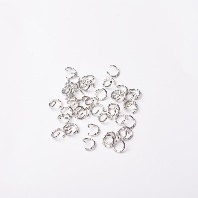 Open Jump Rings for DIY Jewelry Accessories - Perfect for Making Bracelets, Necklaces, and Finishing Touches - Popular Style