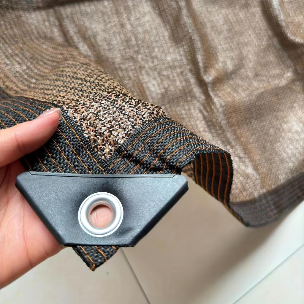 1 Stück Braunes Sonnenschutznetz, 90% UV-Block Polyestergewebe, 81-90% Schattierungsrate, Langlebiges Kunststoffmaterial, Ideal für Gartenterrassen, Gewächshäuser, Pavillons