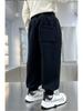 Boy's Fleece-Lined One-Piece Casual Warm Sweatpants for Fall & Winter - Stylish and Thickened Sports Pants