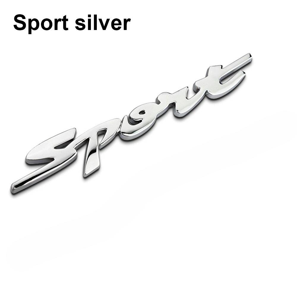 Autoaufkleber Metall 3D Auto Kofferraum Karosserie Racing Sport Wort Buchstaben Aufkleber Logo Emblem Abzeichen Aufkleber