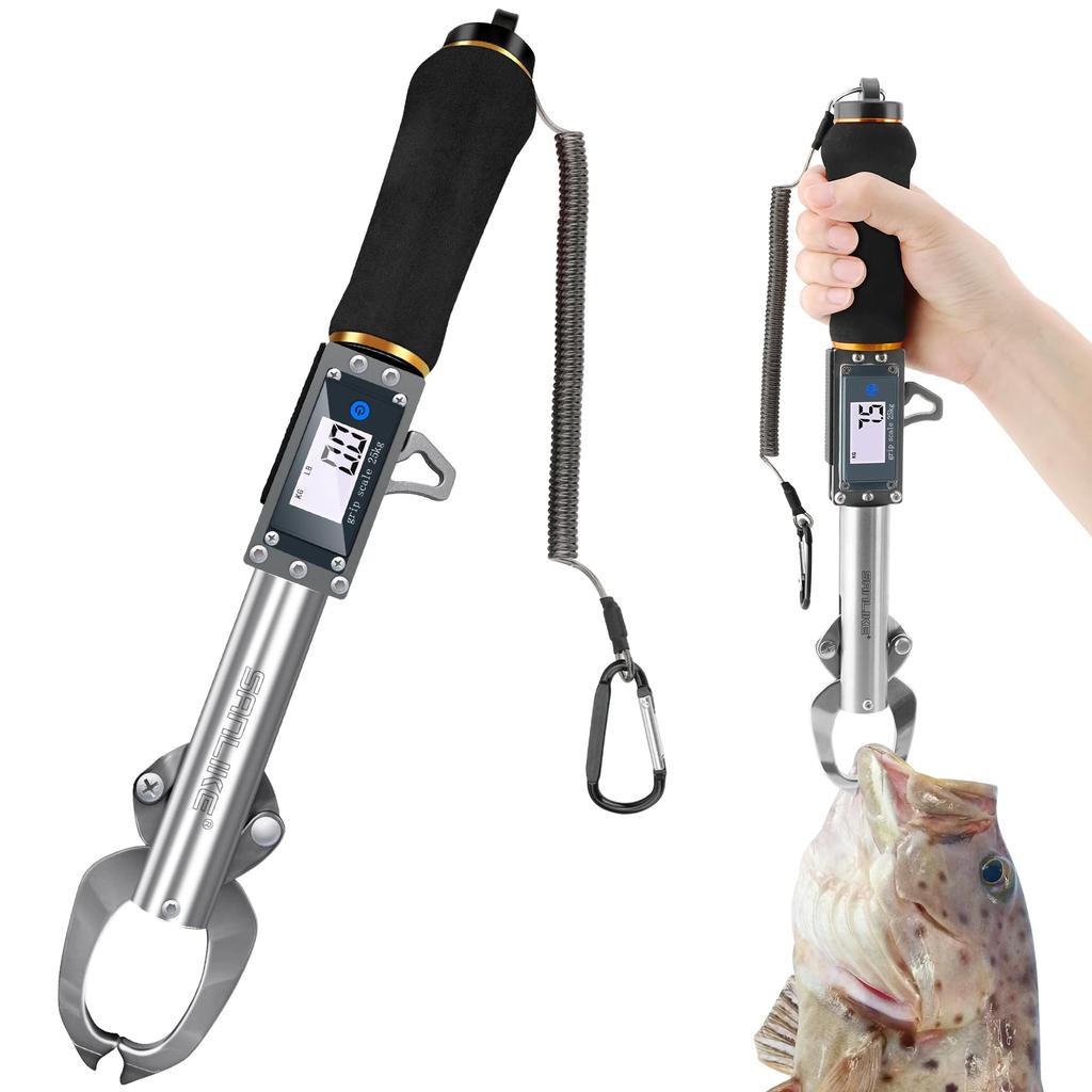 SANLIKE 2023 New Fish Grip Fishing Gripper for Sea Suitable for Large Black Fishing, Fish,