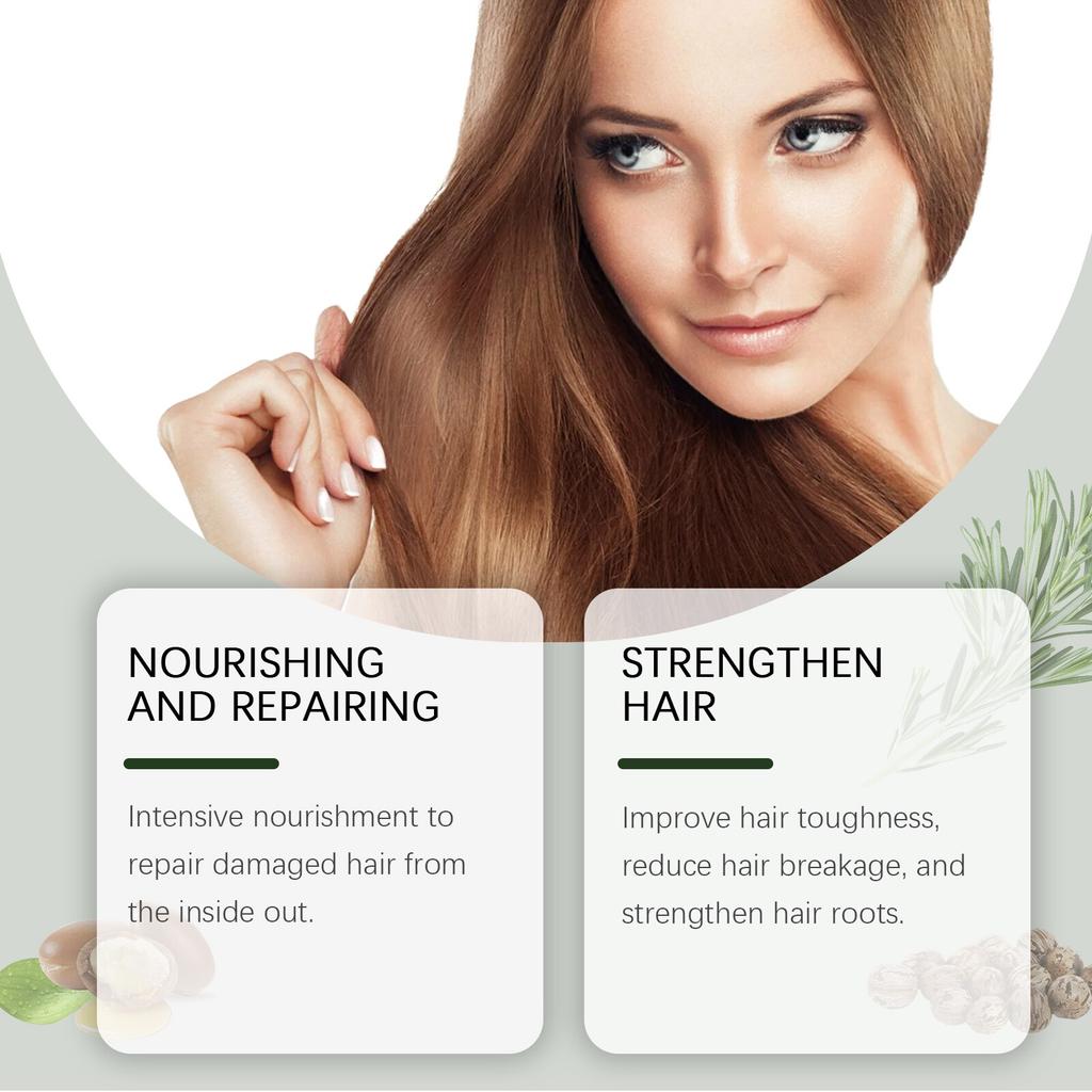 Rosemary Essential Oil for Hair Care Moisturize Strengthen Roots Scalp Treatment 30ml
