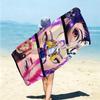 1Pc Purple Embrace Beach Towel Microfiber Beach Towel Thin Absorbent For Beach Swimming Yoga Bath Sports 0917203