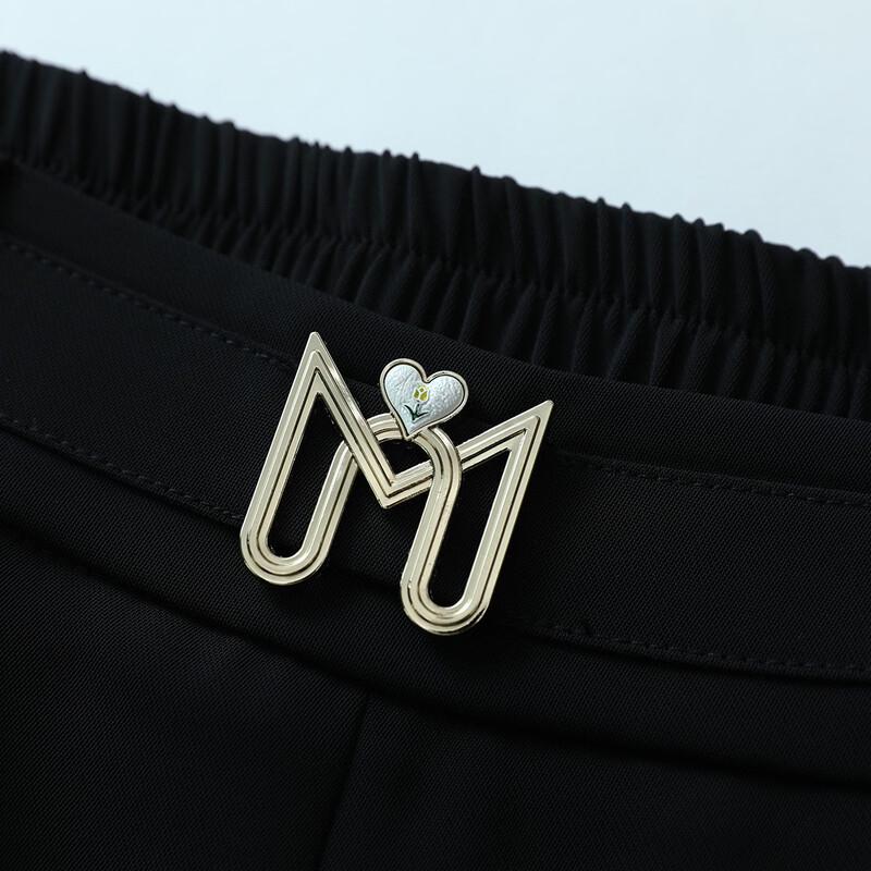 Pasiter Women's Elastic Straight-Leg Casual Pants