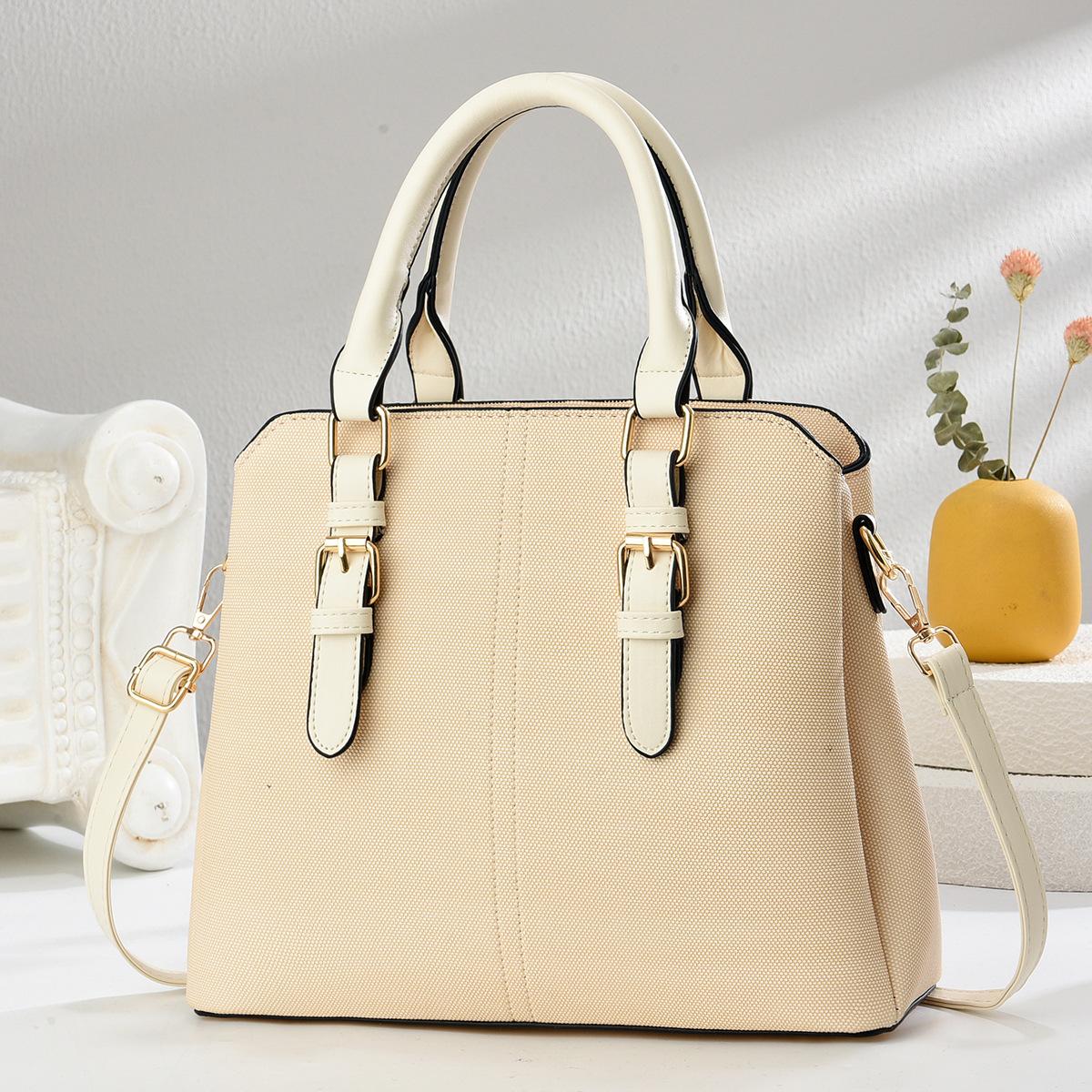 

Latest Patchwork Trendy Style Macaron Handbag Top Look Horizontal Bucket Bag Large Capacity Multi-layer Shoulder Bag Women s Bag .