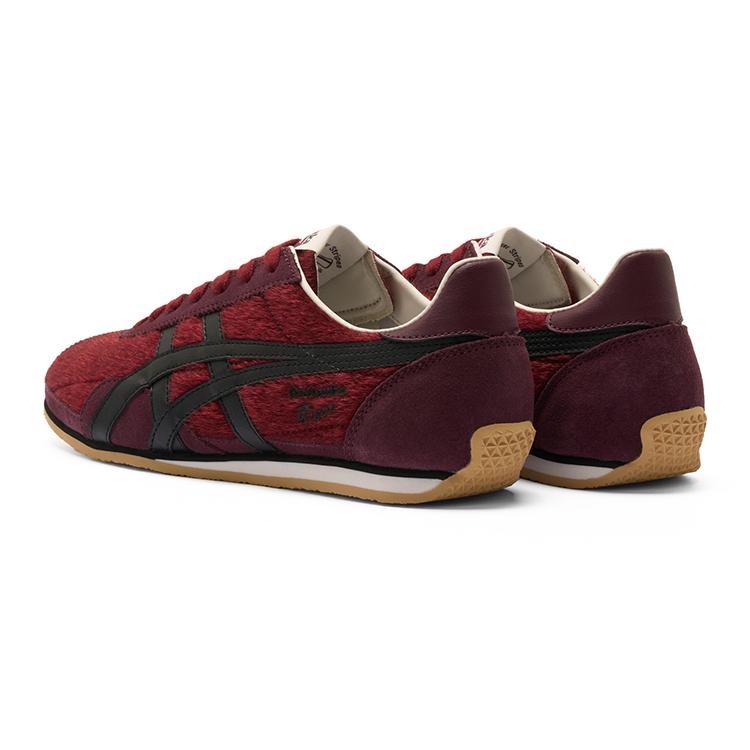 ONITSUKA TIGER Runspark Abriebfeste Low Top Freizeitschuhe Unisex Burgunderfarbene Sneaker 1183C536-500