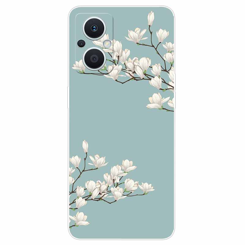 Soft Case for Reno8 Lite Cover Print TPU Silicone Clear Funda Cases for OPPO Reno 8 Lite 5G Case Reno8Lite Slim Landscape Cat