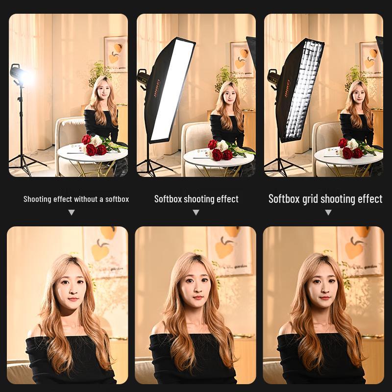 Jinbei BM-50×130 Strip Softbox with Grid for Bowens Mount