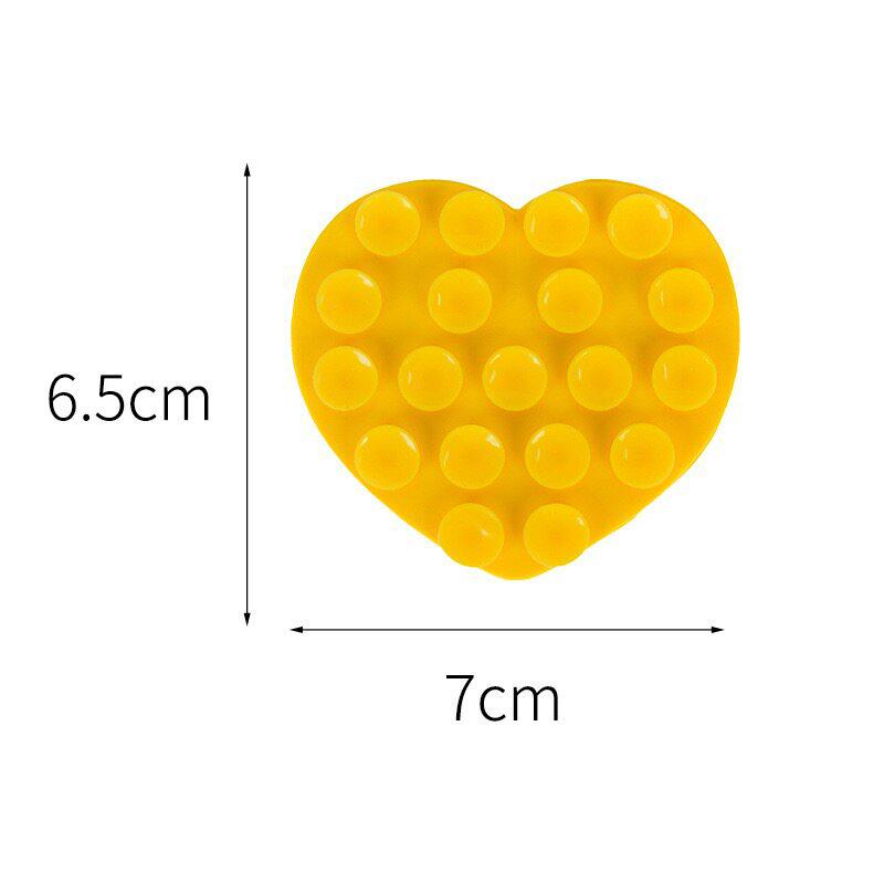 1Pc Backed Adhesive Sucker Pad For Fixed Pad Double Side Silicone Suction Pad For Mobile Phone Fixture Suction Cup