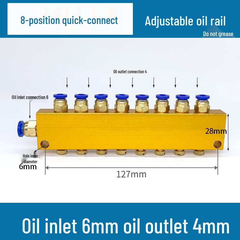 Adjustable Quick-Connect Oil Manifold & Distributor Valve