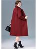 Women's Mid-length Cashmere Wool Coat - Double-Sided, High-End Autumn/Winter 2025 Fashion Outerwear