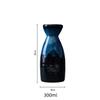 Jarra de Sake Vintage Japonesa Cerámica Azul Cambio de Horno Copa de Vino Dispensador de Vino Shochu para el Hogar Restaurante de Sushi Utensilios para Beber Regalos