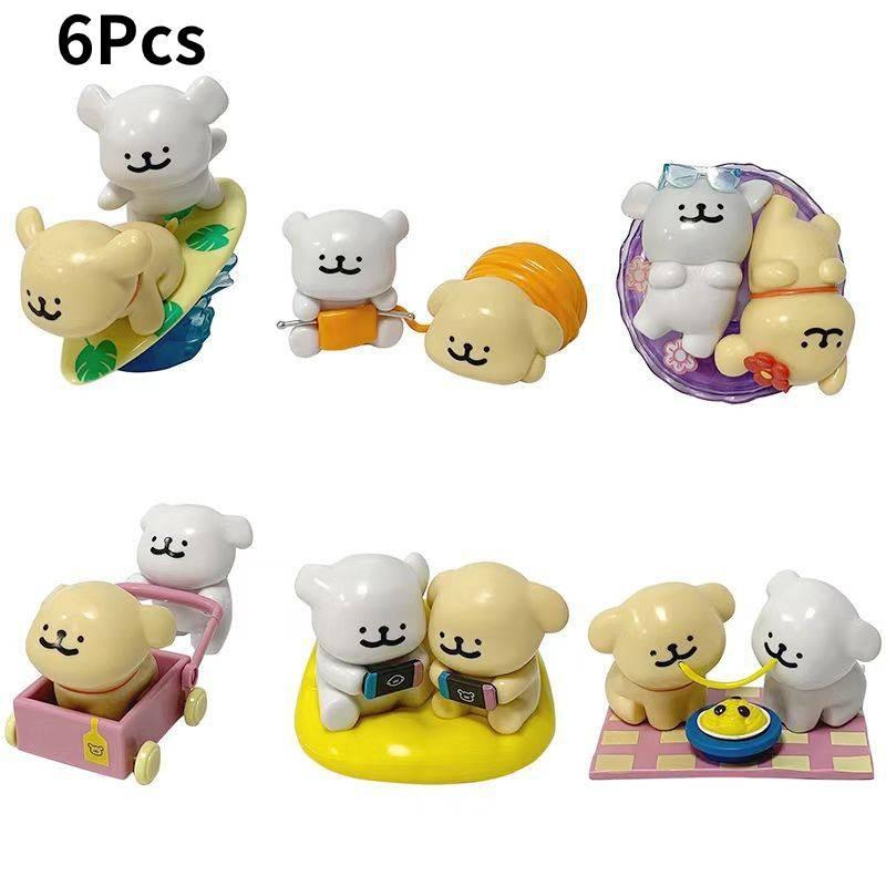 Maltese Children Funism Toys Blind Box Happy Series Dolls Table Decoration Gift