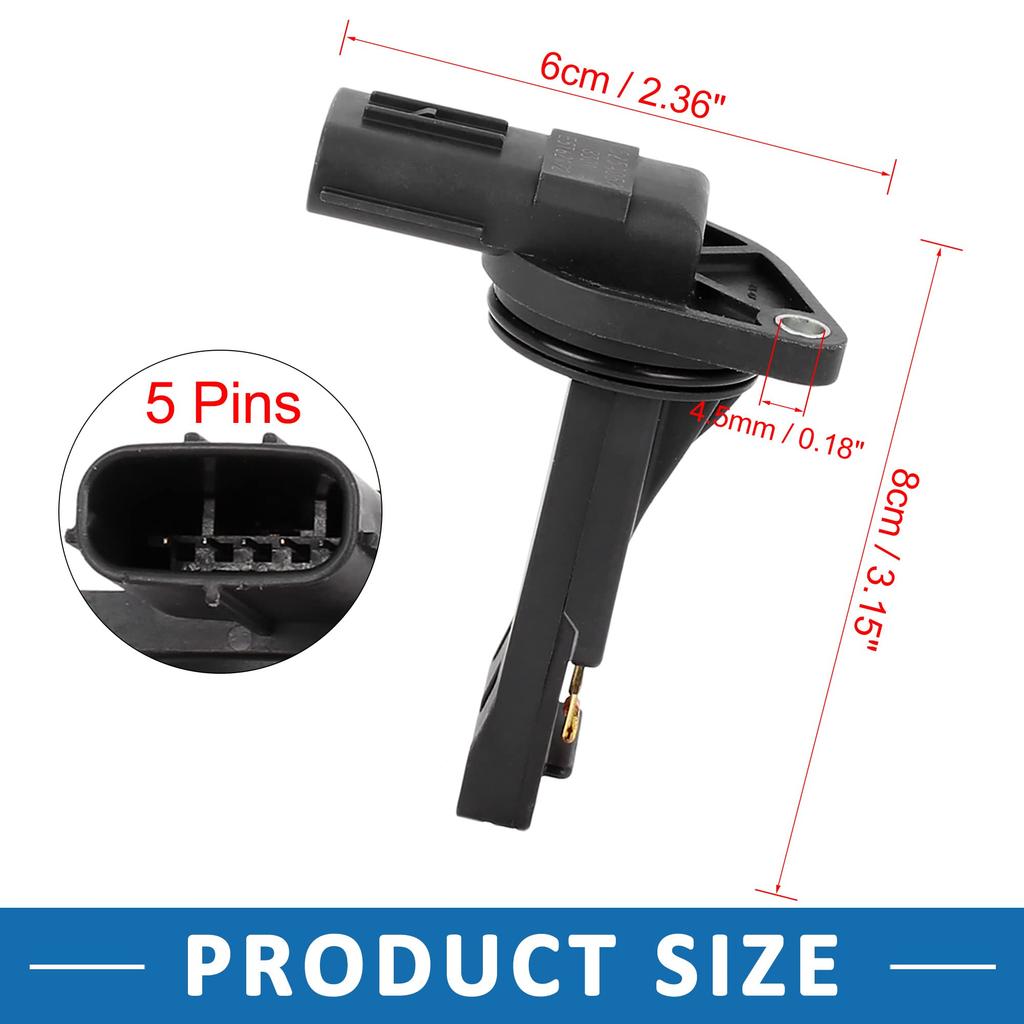 ABSOPRO Mass Air Flow 1525A031 MAF Sensor for Mitsubishi Outlander Sensor, 2014-2016