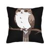 Meowl Cat Funny Owl Meme Pillow Case Kawaii Pillow Cover Soft Pillowcases For Sofa Car Home Decor