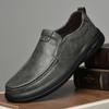 High End Men's Business Formal Shoes Thick Soled Wear-resistant Loafers Casual Versatile Men's Genuine Leather Shoes Classic
