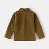 Children's long-sleeved T-shirts autumn and winter new boys' and girls' turtleneck base coats, baby warm tops, children's clothing