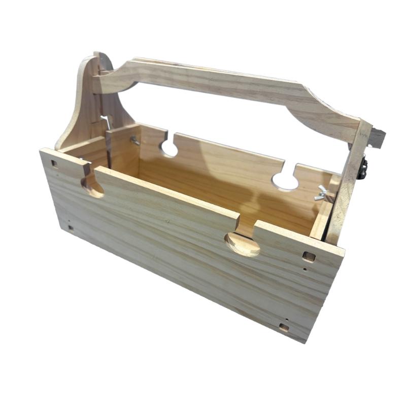 

Folding Picnics Basket Table Vintage Styles Wood Table Backyard Party Table for Outdoor Use