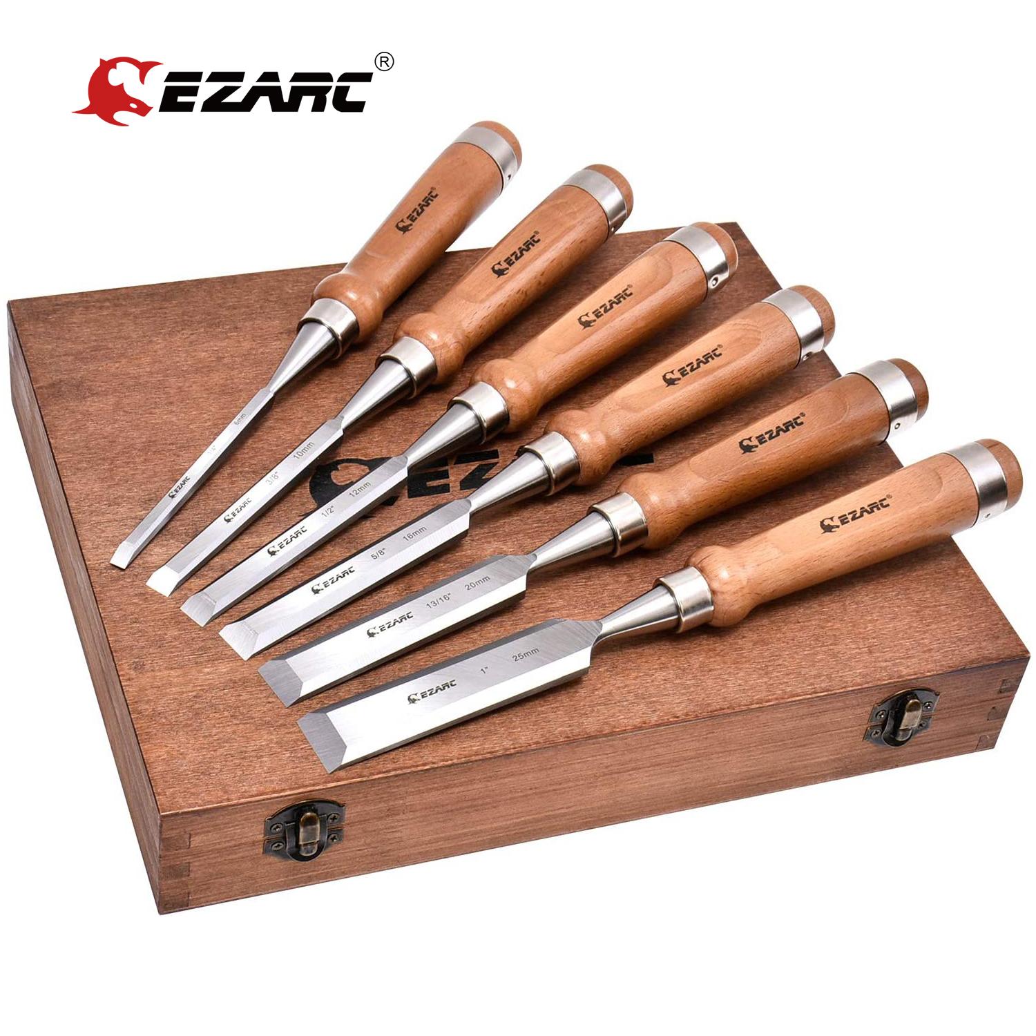 EZARC 6Pcs Wood Chisel Tool Sets