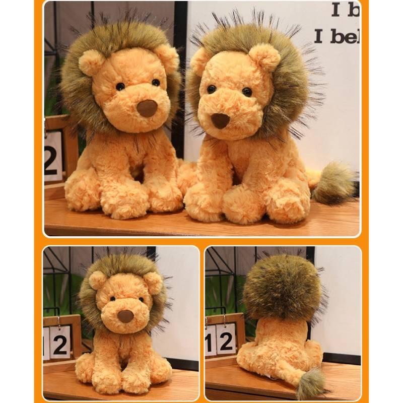 Plush Lion Toys Cartoon Animal Stuffed Doll Room Sofa Decoration Kids Gifts