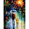 DIY 5D Diamond Painting Rain City Night Street Full Round Drill Diamond Embroidery Landscape Rhinestone Mosaic Home Decor