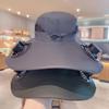 Large Size Quick Dry Bucket Hat With Solar Powered Fan Usb Charging Sun Hat For Men Outdoor Hiking Camping Fishing Cooling Wear