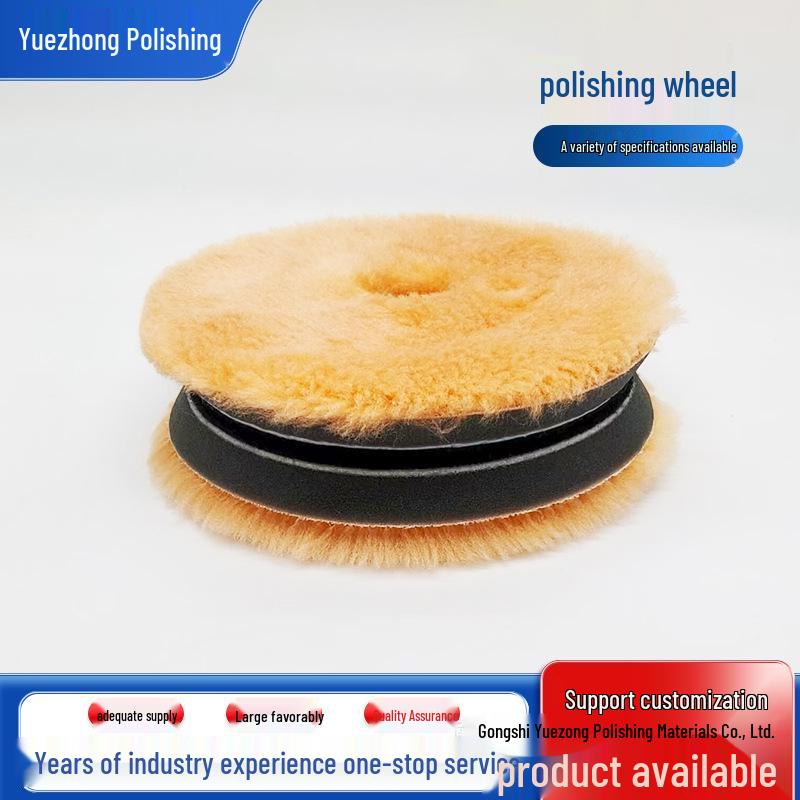 5" Long Wool Car Detailing & Polishing Pad for DA Machine