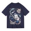TwodiUnisexsional Flatfaced Demon Slayer Izuis Kimi No Koi Anime Merchandise Printed Shortsleeved Summer Cotton Loose Fit