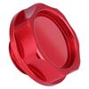 Aluminium Alloy Oil Filler Cover Engine Fuel     for Car (Red)