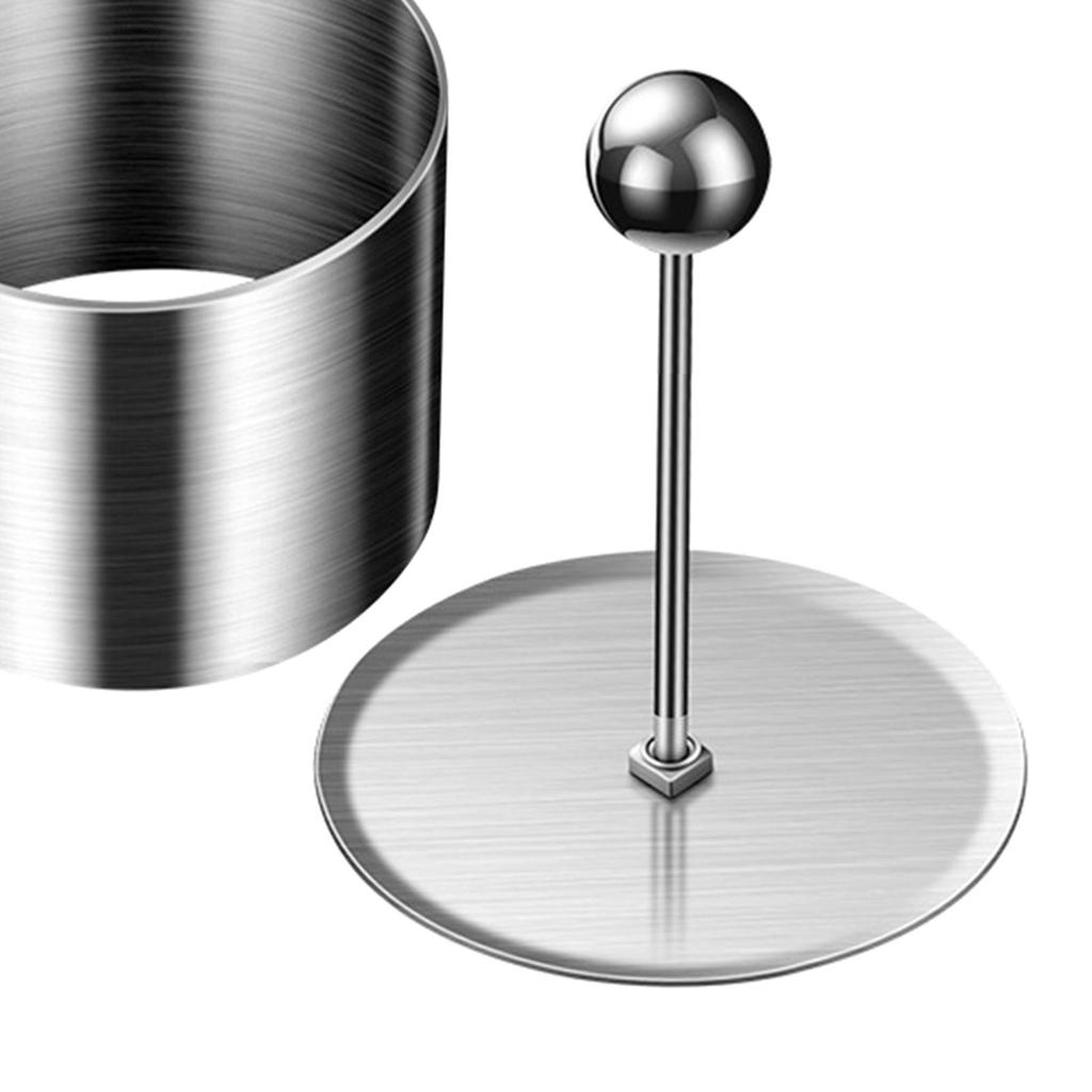 Stainless Steel Food Ring Multipurpose Salad Dessert Die Nonstick Bakeware Cake Rings for Mousse Pudding Muffins Dessert Bread