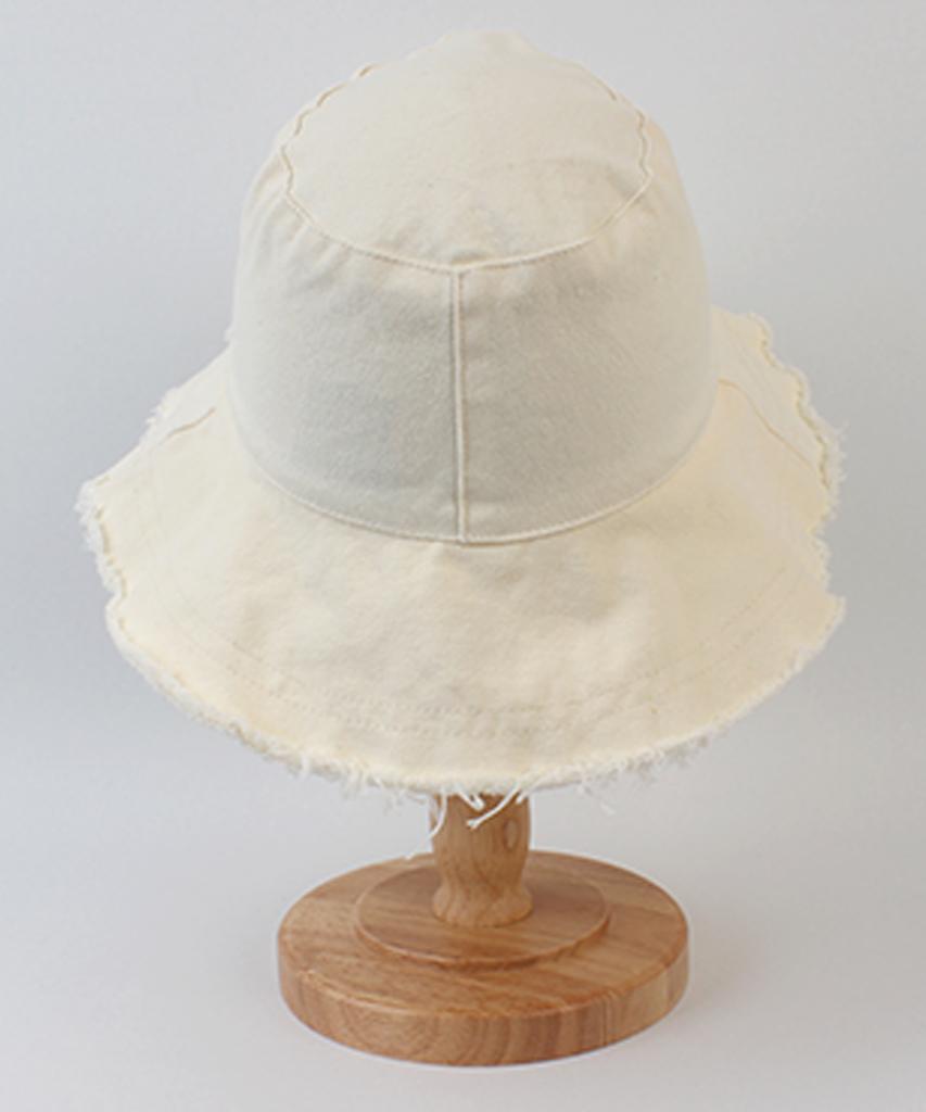 Yunibeosyeolkemiseuteuli Bubble Ivory Vintage Bucket Hat