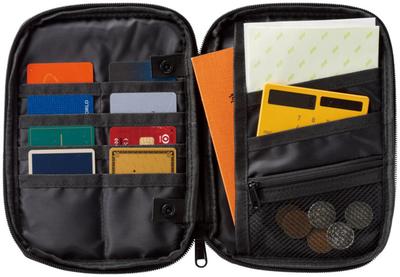 Marutatsu Passbook Valuables Faux Leather Case, Thin, Convenient, Compact, Multi-functional, Pouch, Passbook, Cards, Seals, Stylish,