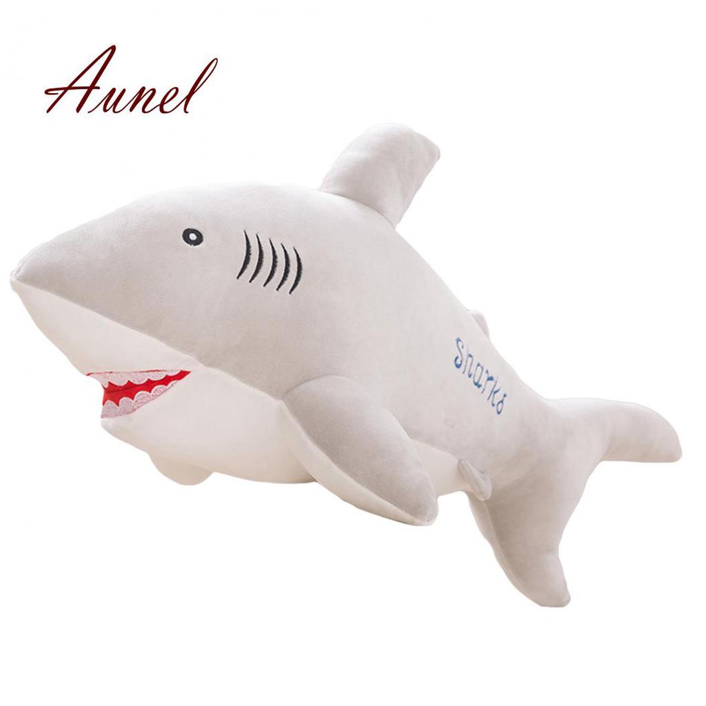 40/50Cm Cuddly Imitation Shark Plush Toy Soft Stuffed Doll Pillow Cushion