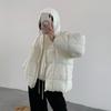 Winter new hooded short light cotton clothes women's fashion warm puff cotton jacket